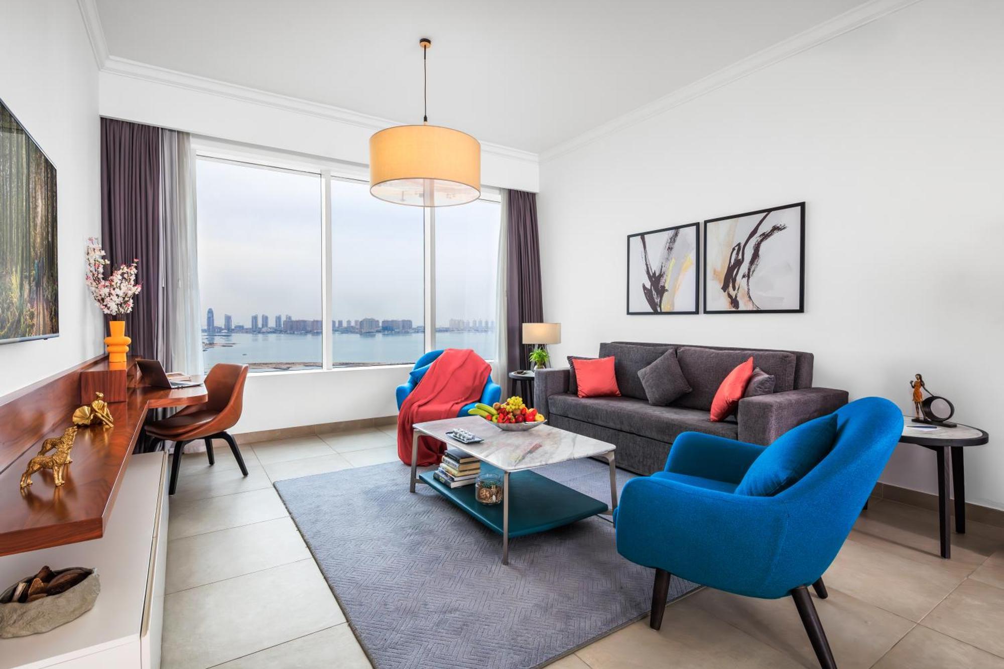 Somerset West Bay Doha Exterior foto Living room
